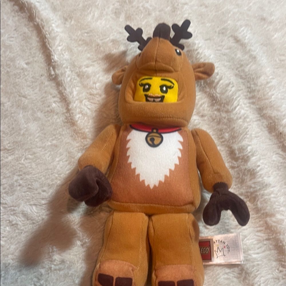 LEGO Brown Reindeer Plush with Yellow Face